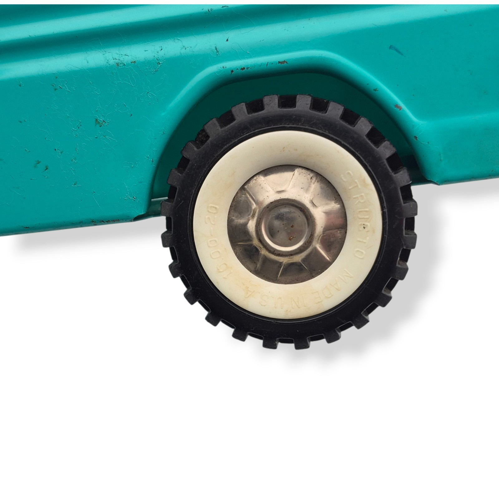 Vintage 1960s Structo Pressed Steel Chevy Corvair Rampside Pickup Truck Teal