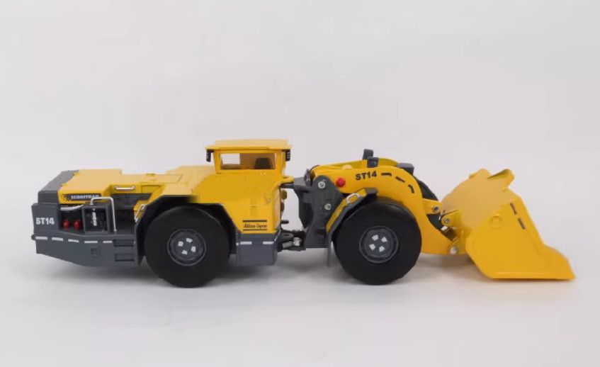 1:50 Atlas Copco Scooptram ST14 Underground Loader Machinery Diecast Model