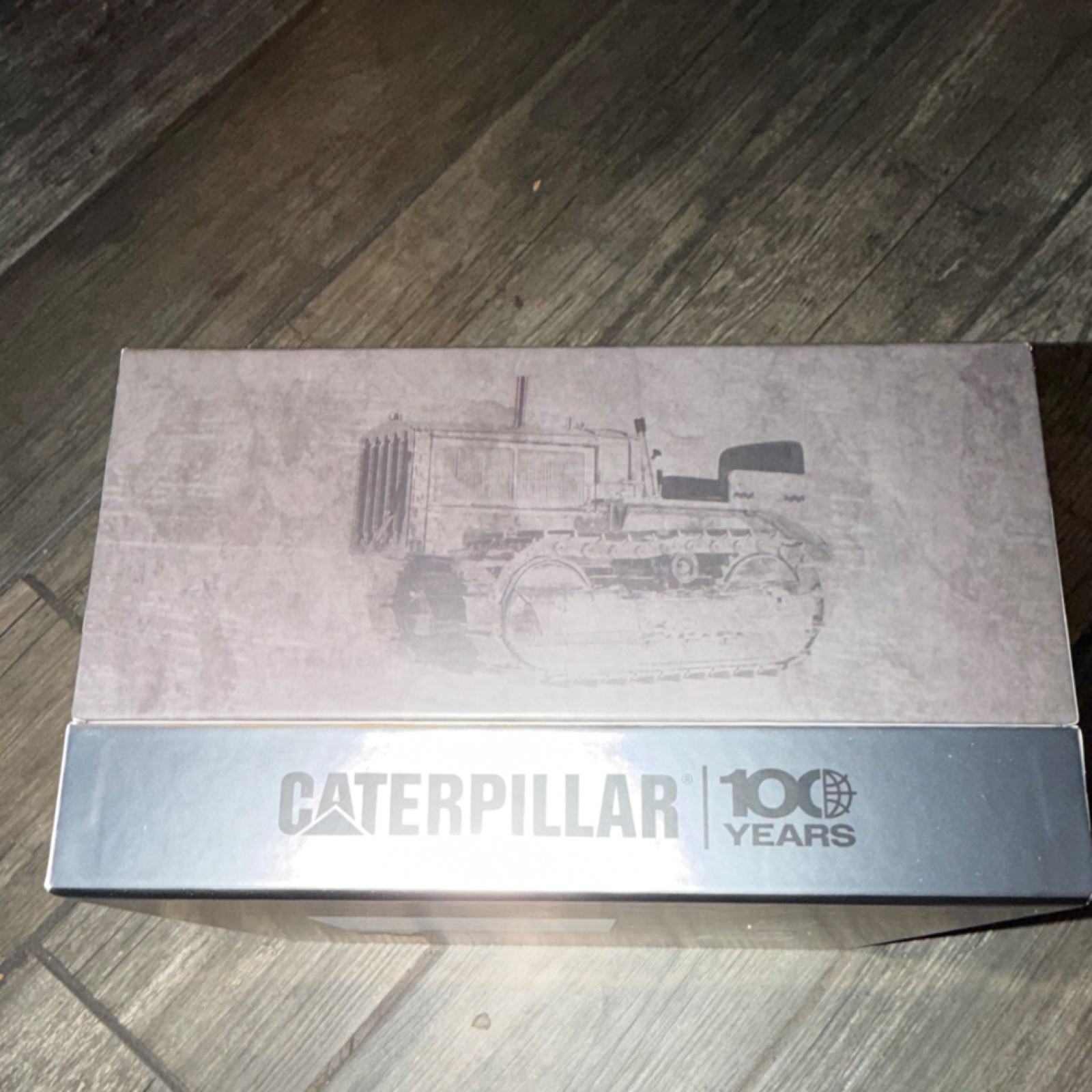 Diecast Masters Caterpillar Two 100 Years 1:16 Diecast Dozer Silver Gold 85760