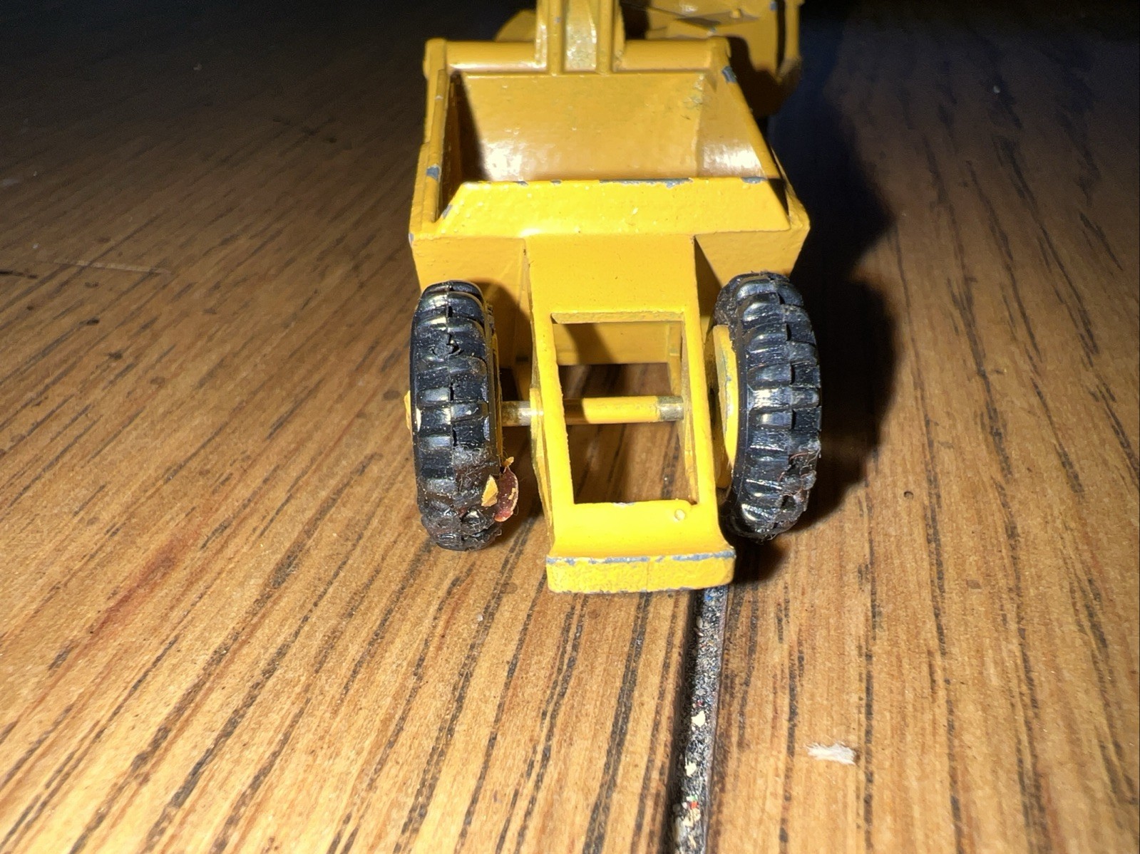 Mercury made USA Lit’l Toys No. 8:69 Euclid Michigan 310 Scraper, YELLOW, VGC