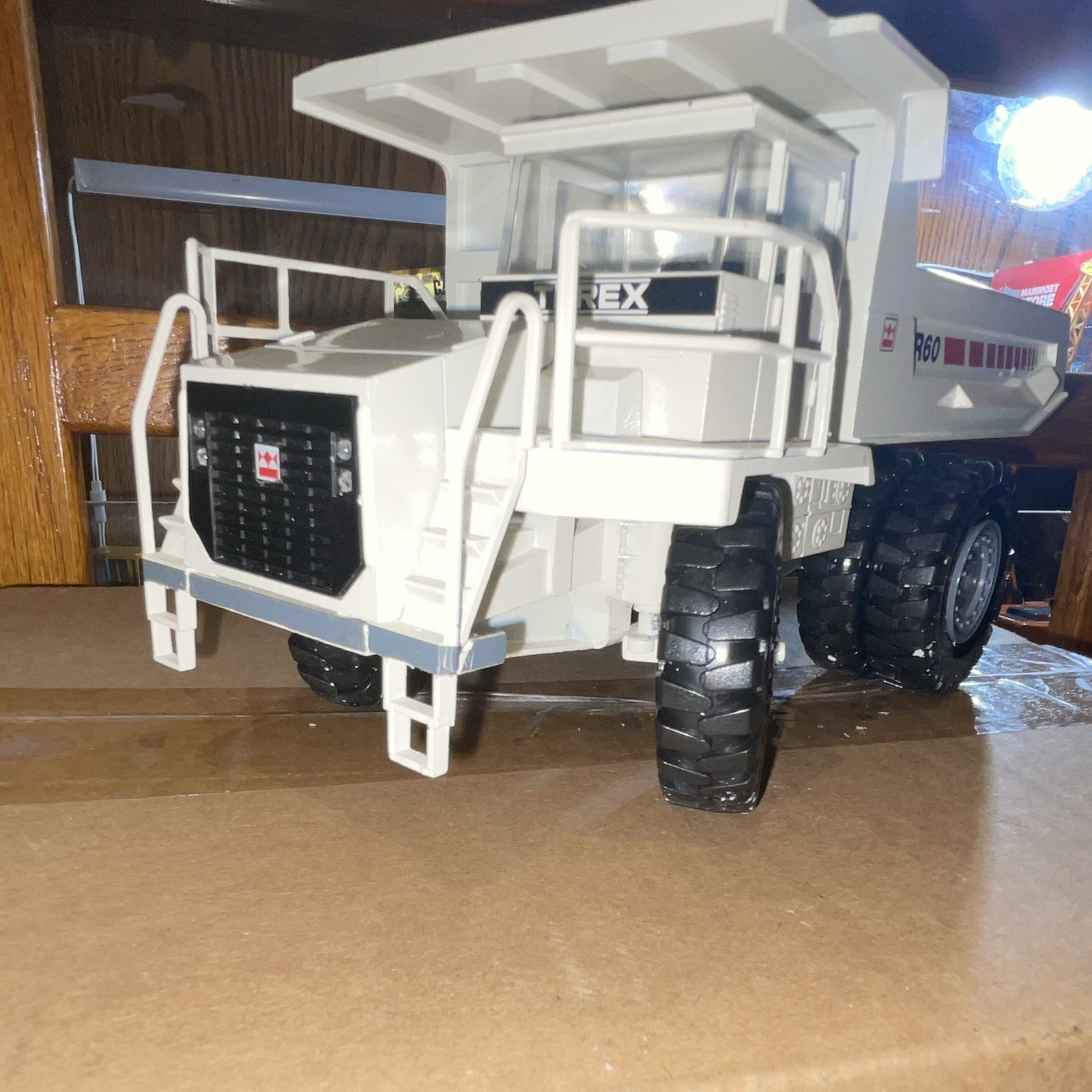 Terex TR60 1:16 Dump Truck Model Plastic Dump Bed White Gray Black Red