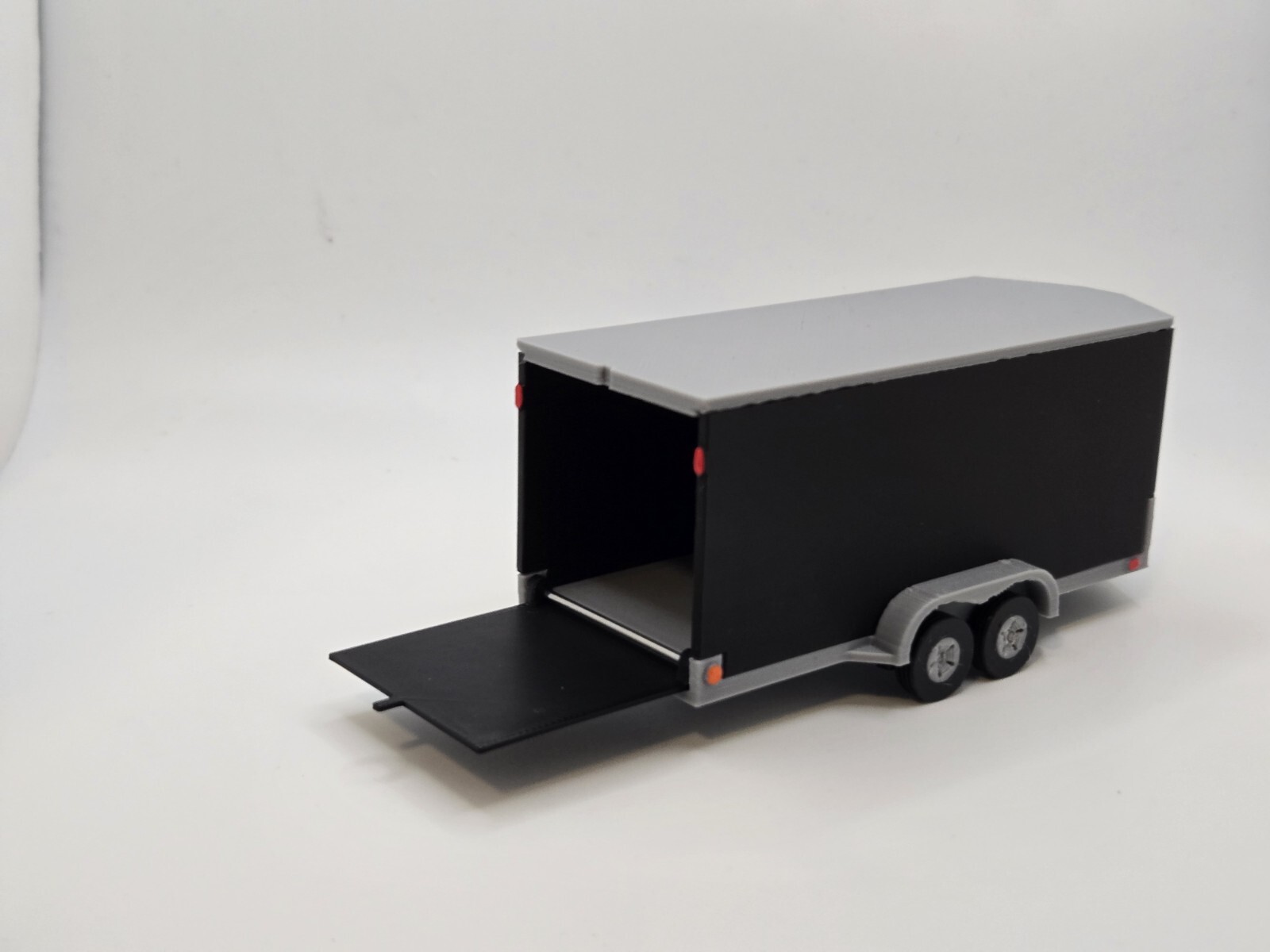 Custom 1/50 Scale Cargo Trailer in Black