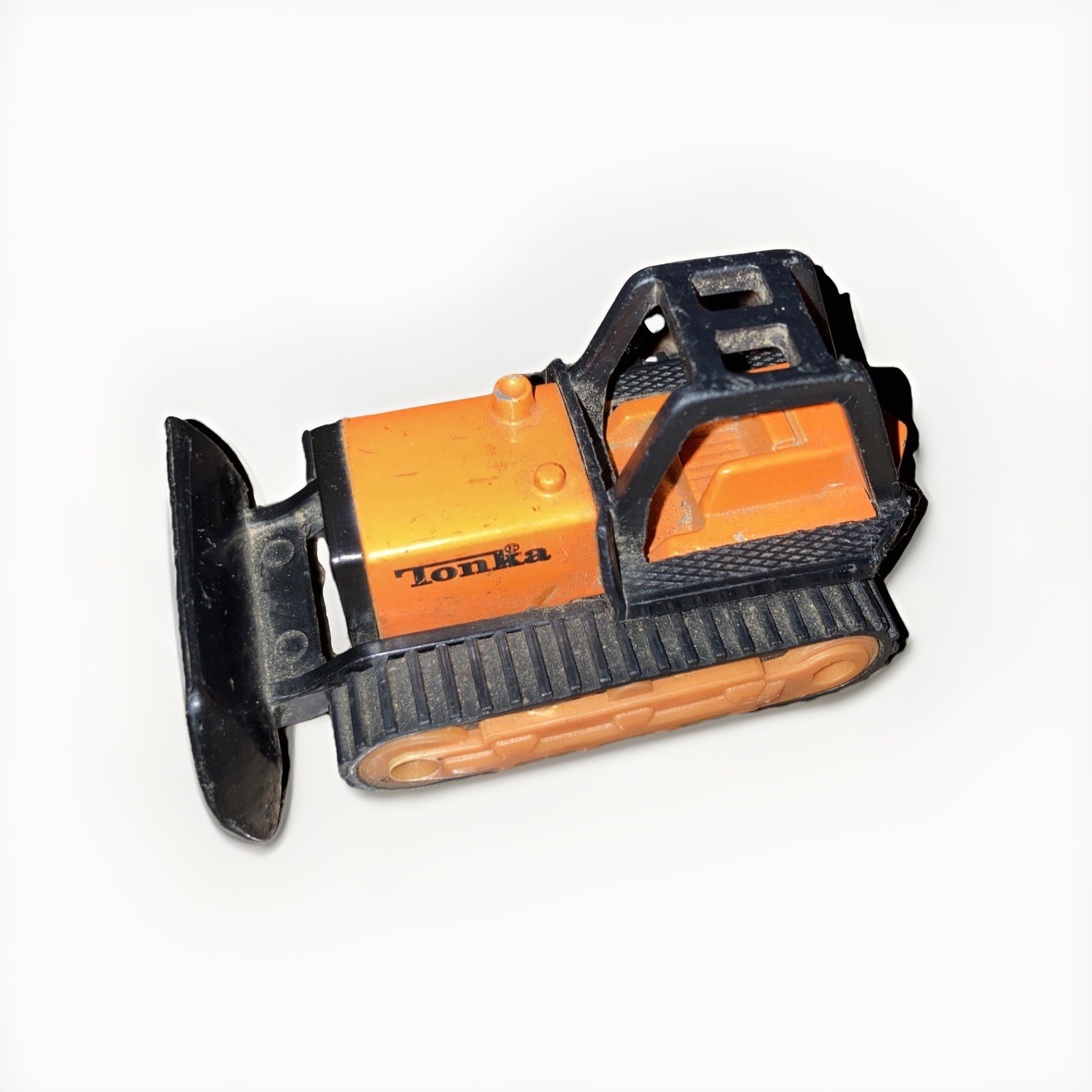 Vintage McDonald’s 2003 Orange Tonka Bulldozer / Dozer 3 1/4” Long