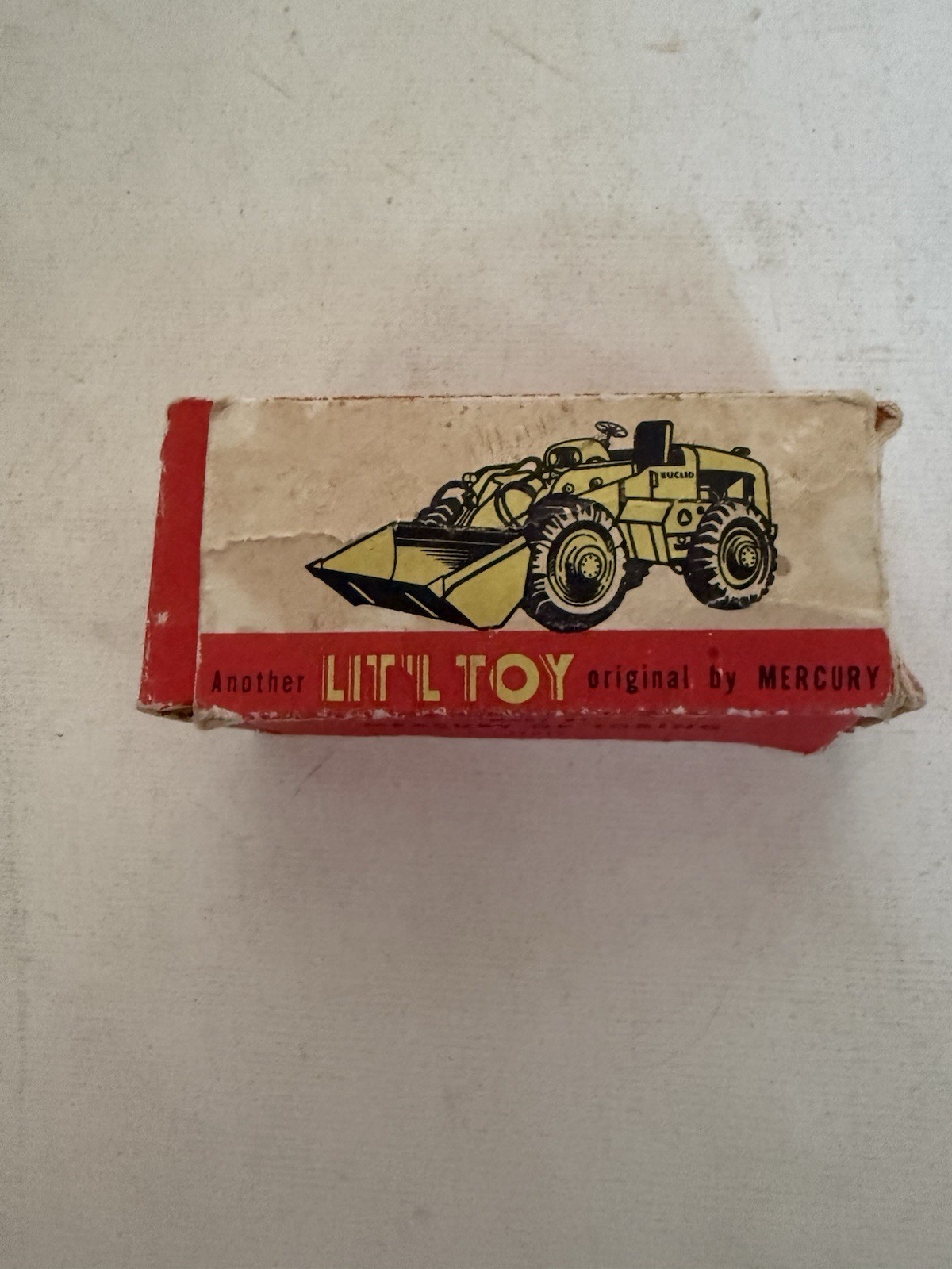 Mercury Of Italy Lit’l Toy L-30 Tractor Shovel w/Box Euclid Torino See Pics