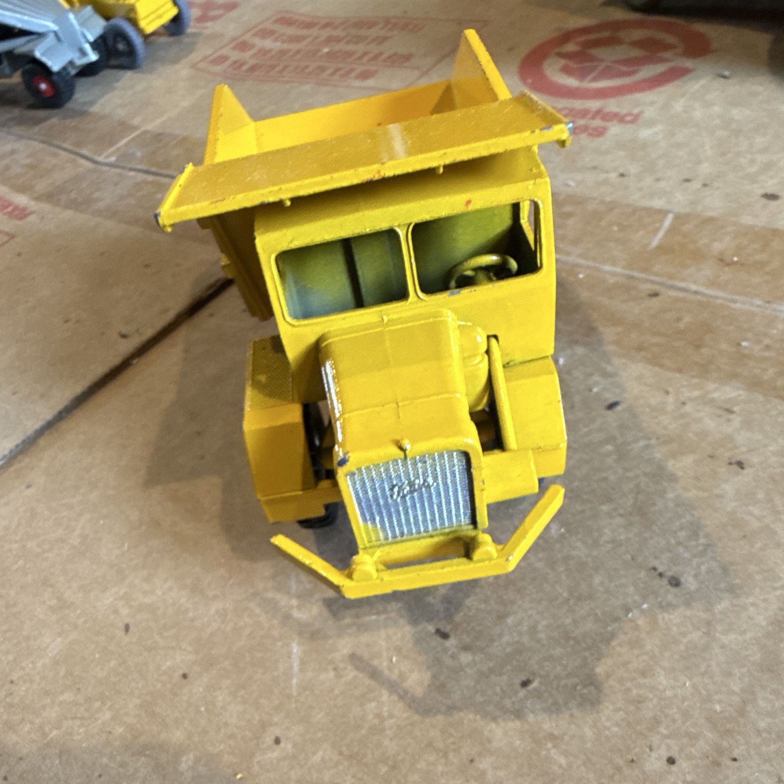 Vintage Matchbox Yellow Diecast Foden Dumper Truck,king sizeConstruction Vehicle