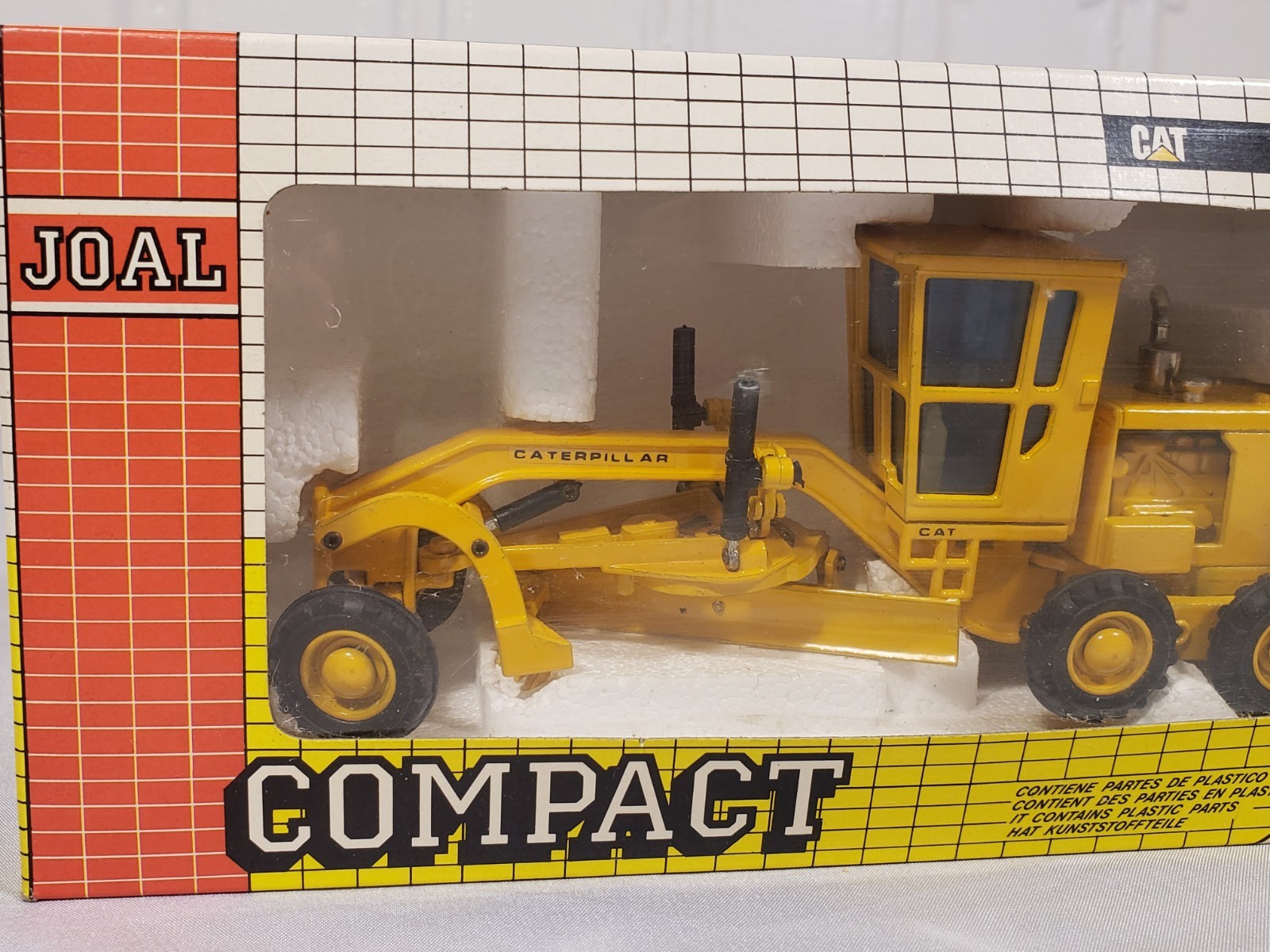 Joal Compact CAT Caterpillar 12G Motor Grader 1:50 Diecast Metal MPN 217 Box