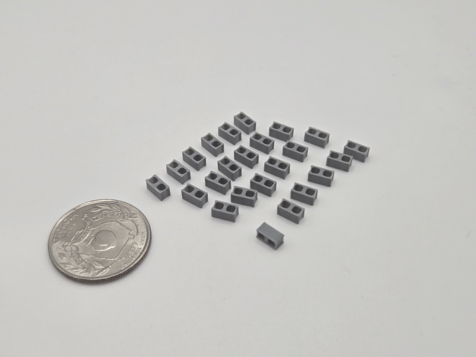 1/64 Scale Concrete Cinder Blocks *24 Pack*