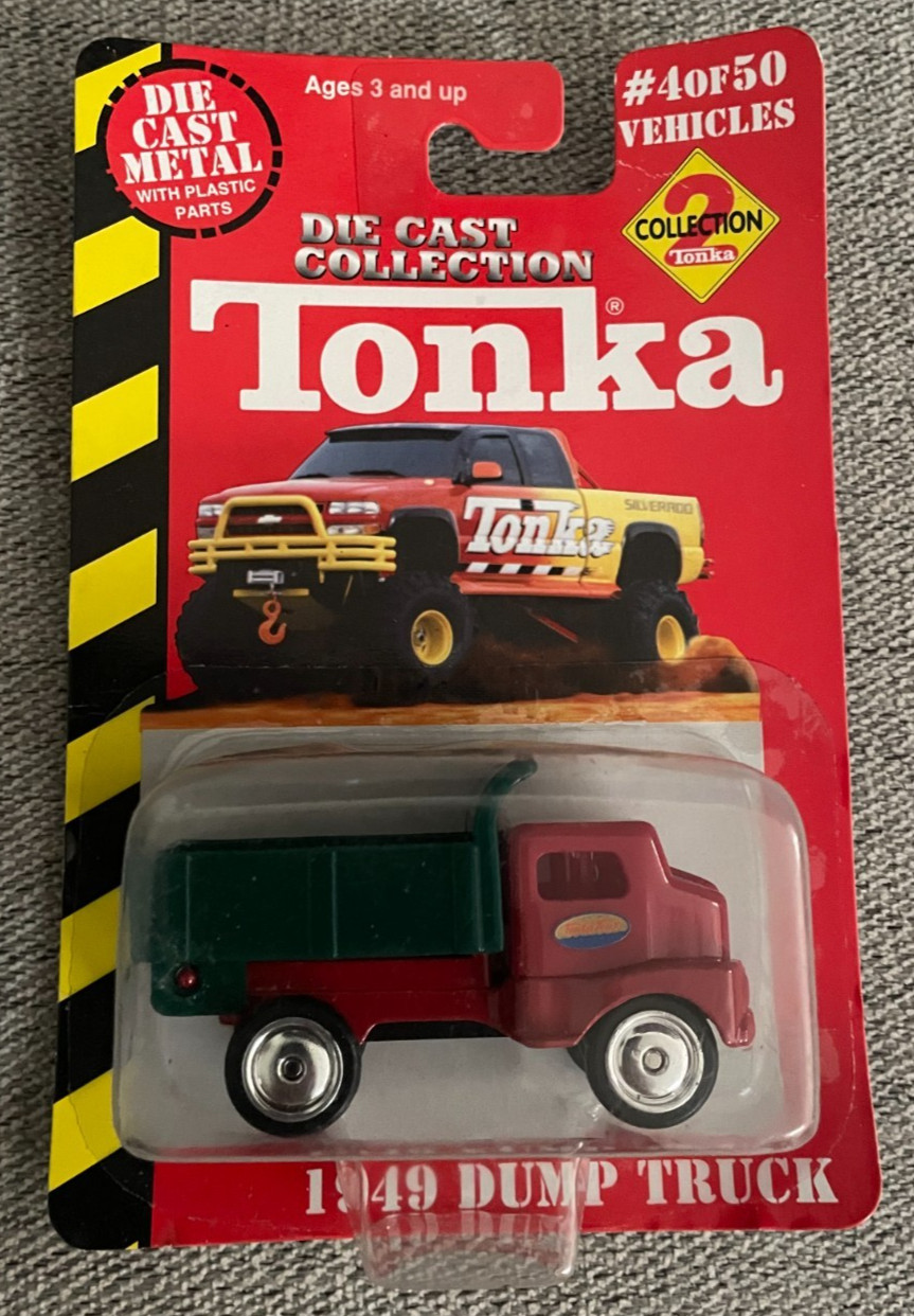 Lot of 4 Tonka 1953 Wrecker 1949 Dump Truck 1949 Utility Hauler Step Van DieCast