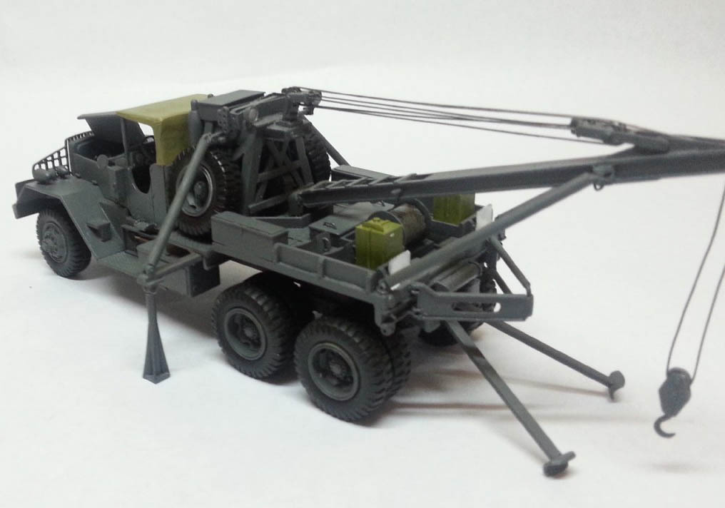 1/50 Ward LaFrance 6×6 Heavy Wrecker – High Quality Resin KIT by Fankit Models