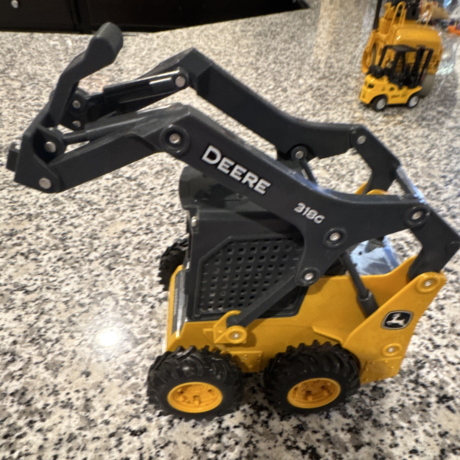TOMY John Deere 318G Loader Diecast Construction Vehicle Yellow/Black 2023