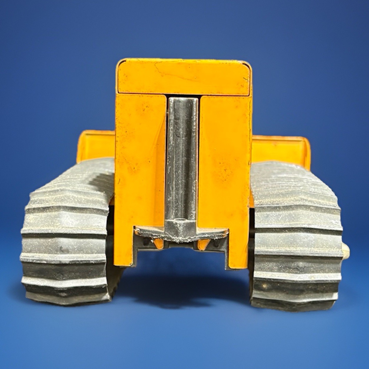 Tonka T-6 Bulldozer Pressed Steel Orange Track Dozer 9” 41240 Vintage (M)