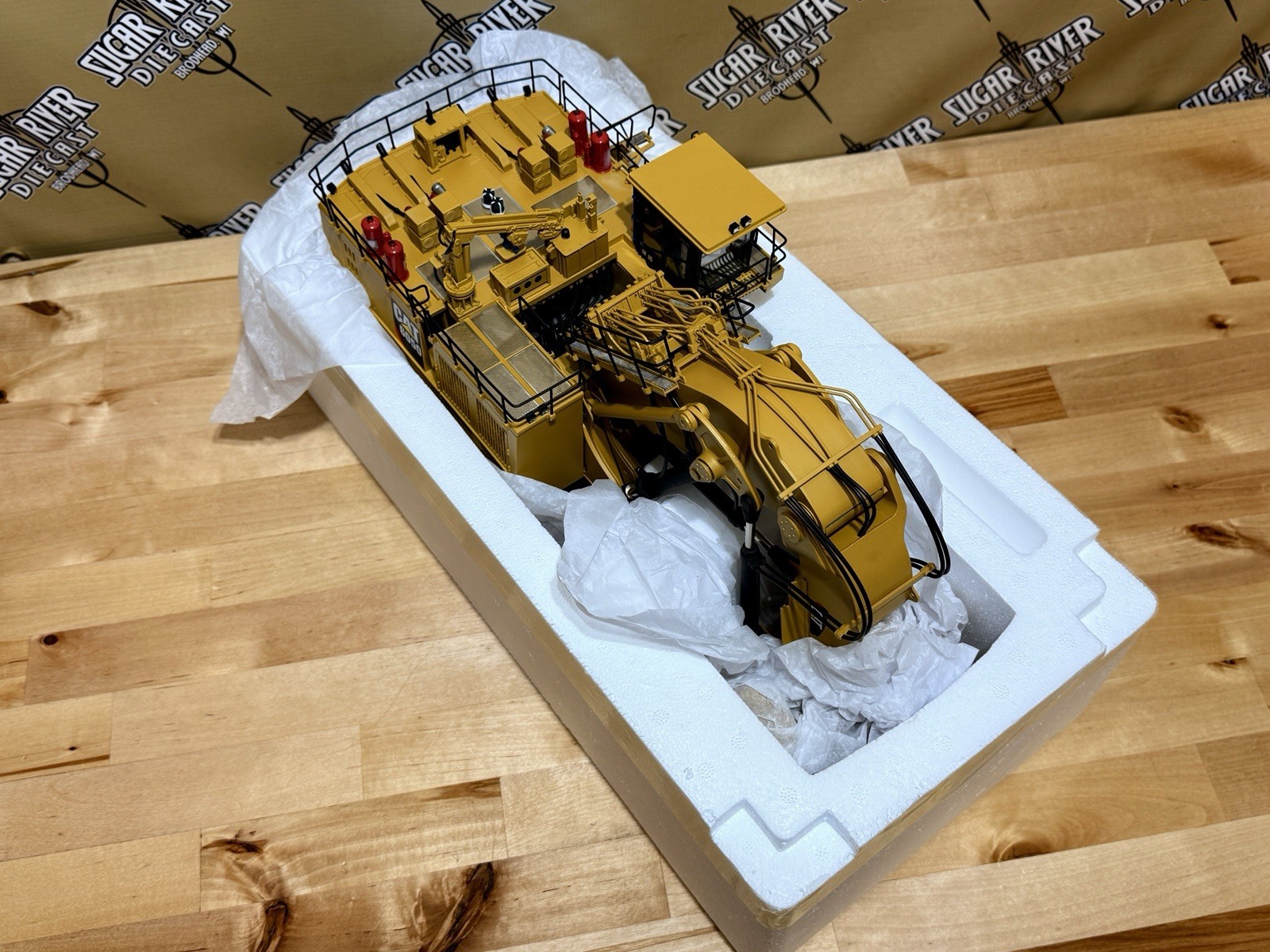 1/50 BYMO CATERPILLAR MINING FRONT SHOVEL DIECAST NEW 💥 Rare💥