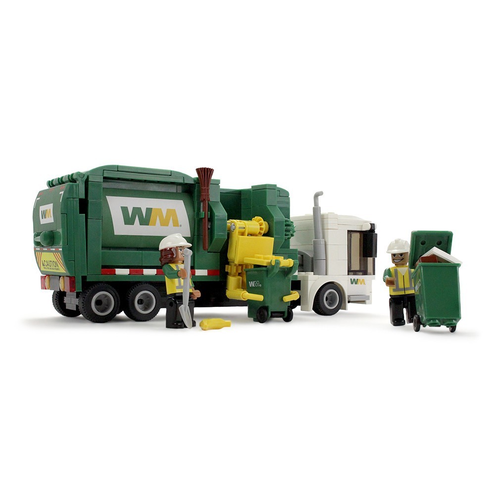 Waste Management Side Load Refuse Truck Block Set First Gear 90-0640