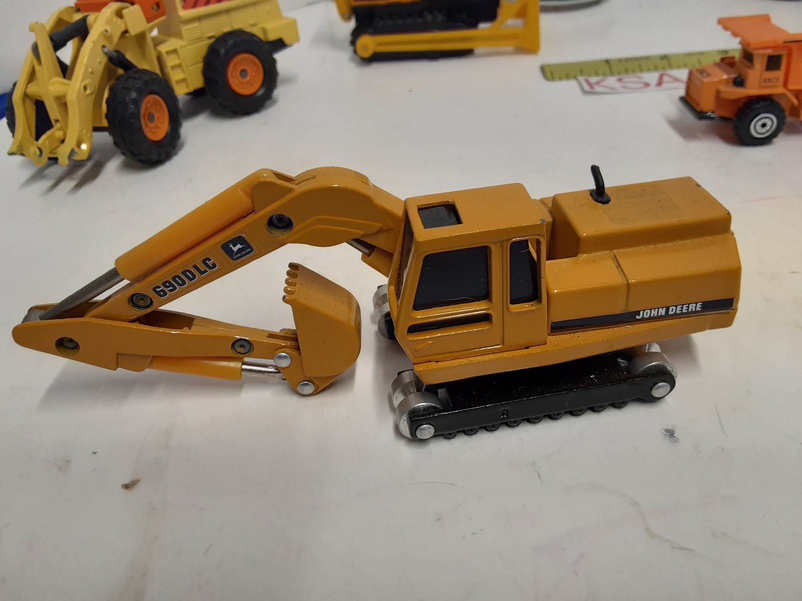 Vintage Majorette Articulated Front End Loader 1:56 &Other Diecast/Plastic Toys