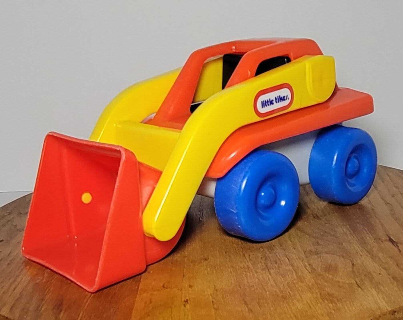Vintage Little Tikes Toddle Tots Red and Yellow Front End Loader