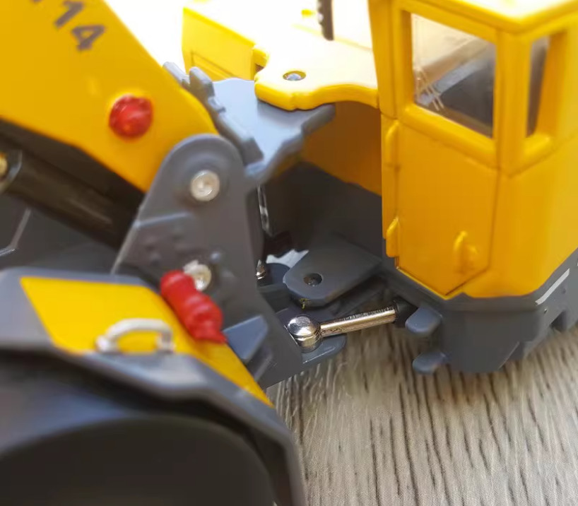 1:50 Atlas copco Tunnel Scraper Loader Construction Machinery Diecast Model