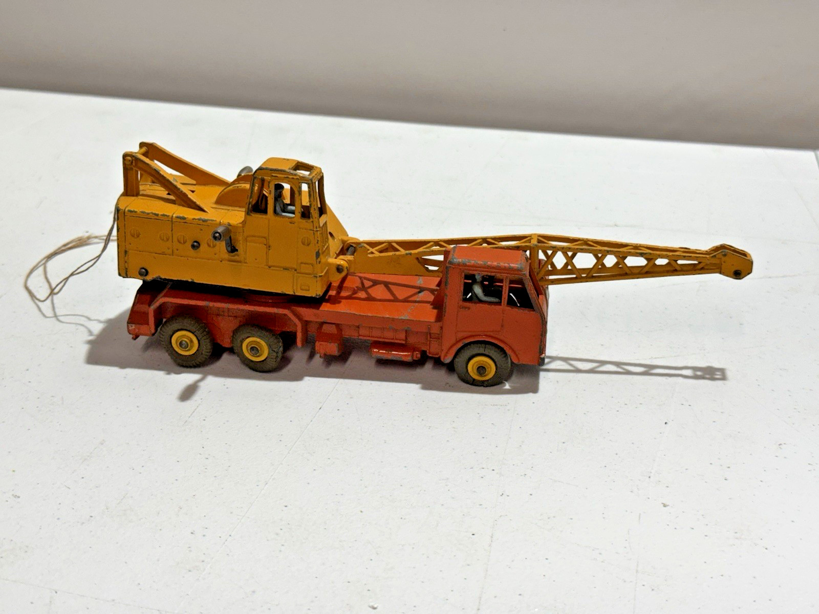 DINKY #972 COLES 20-TON LORRY-MOUNTED CRANE TRUCK DIE CAST CONSTRUCTION VINTAGE