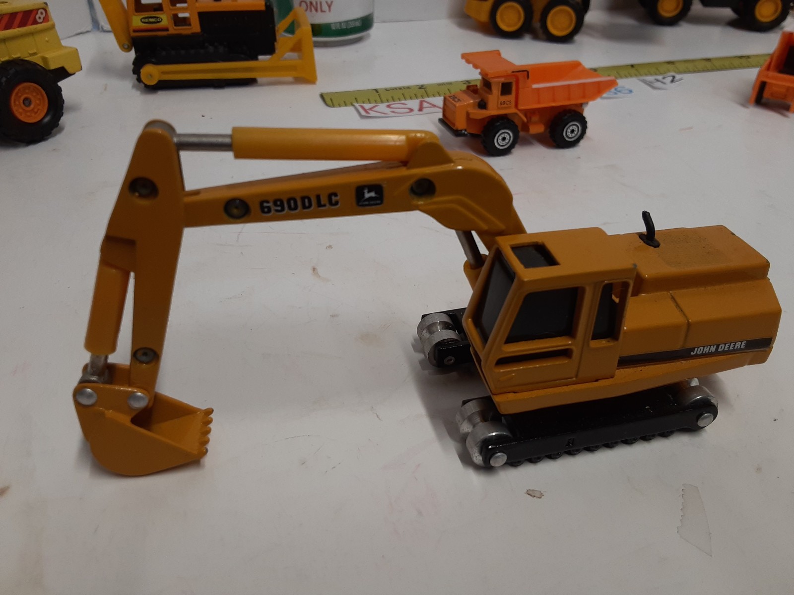 Vintage Majorette Articulated Front End Loader 1:56 &Other Diecast/Plastic Toys