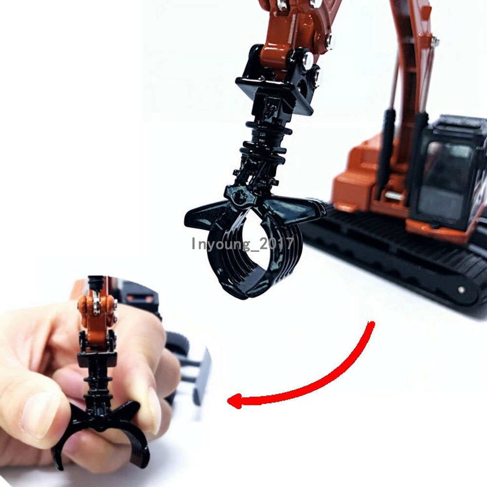 5.9″ Wood Grabber Machine Construction Vehicle Diecast Toys for Boys Kids Gifts