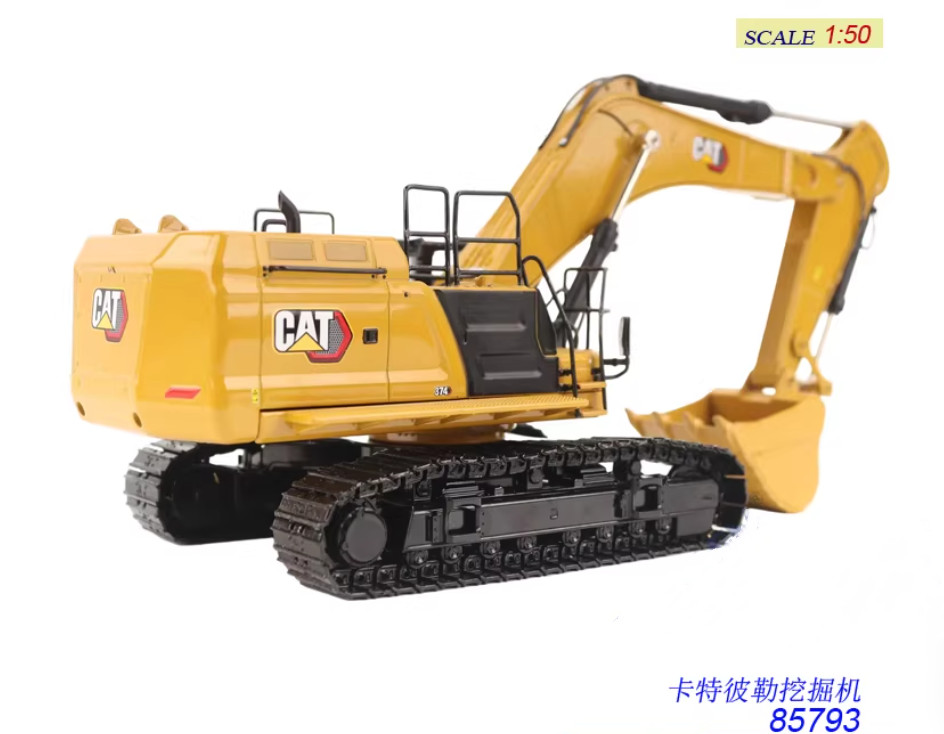 1:50 DM Cat 374 Next Generation Hydraulic Excavator Machinery Diecast Model