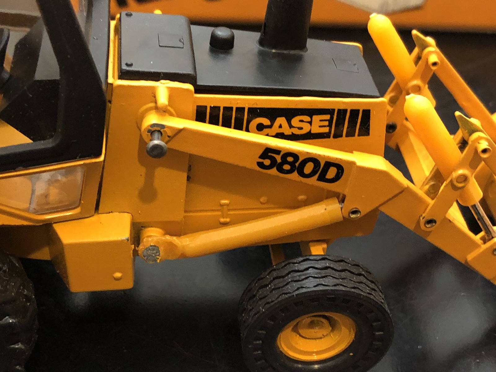 Conrad #2931 CASE 580D Construction King Backhoe Loader Diecast Model – 1:35