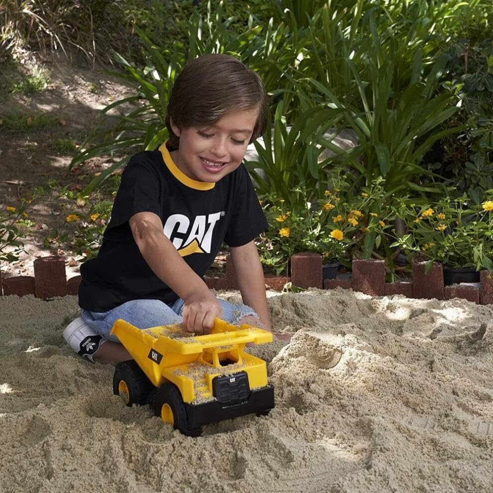CAT Construction Toys, Construction Fleet 10″ Dump Truck Toy- Heavy‑Duty Plastic