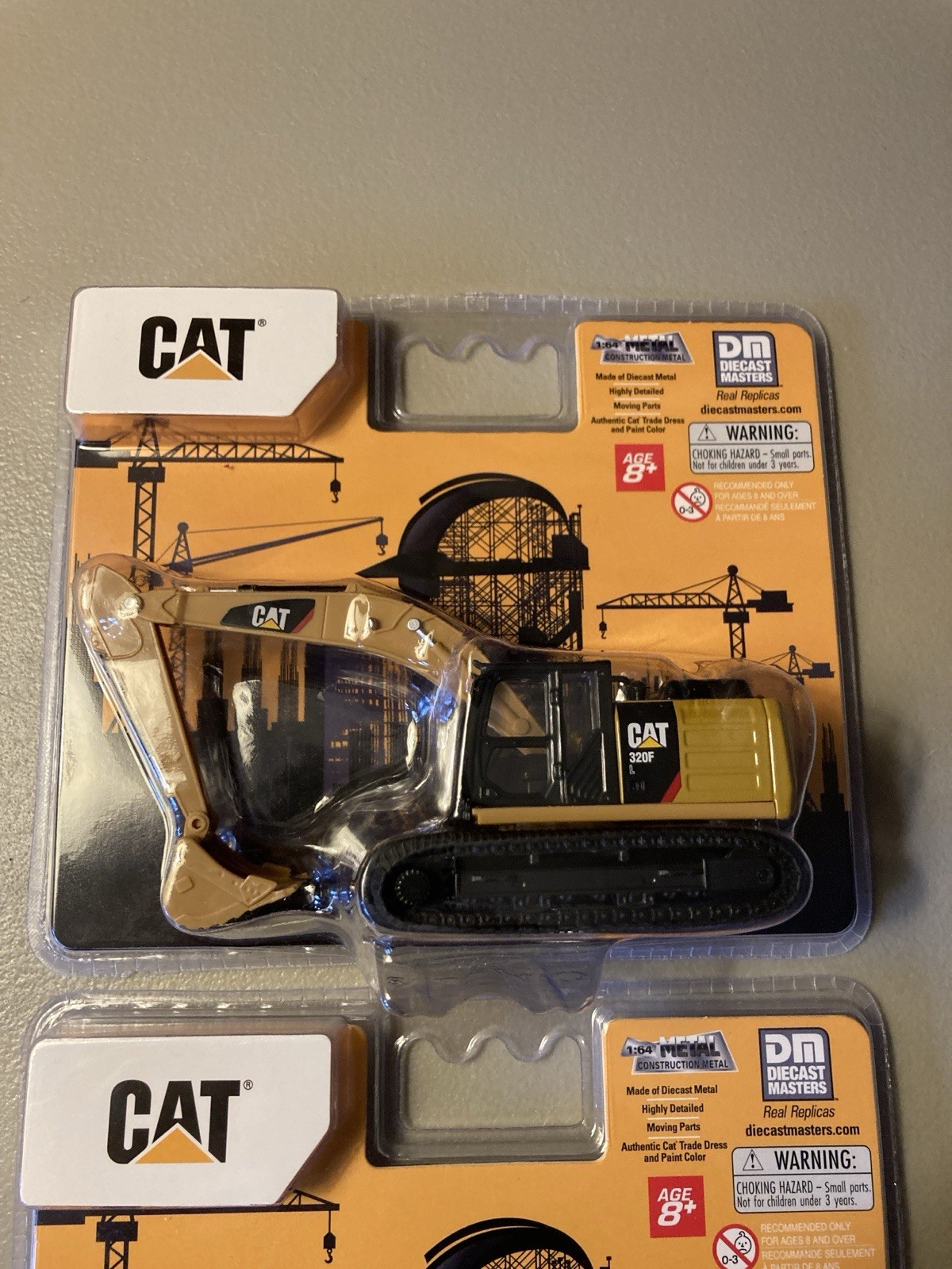 Diecast Masters 1/64 Caterpillar 272D2 Skid Steer 297D2 84647 + Excavator 84644