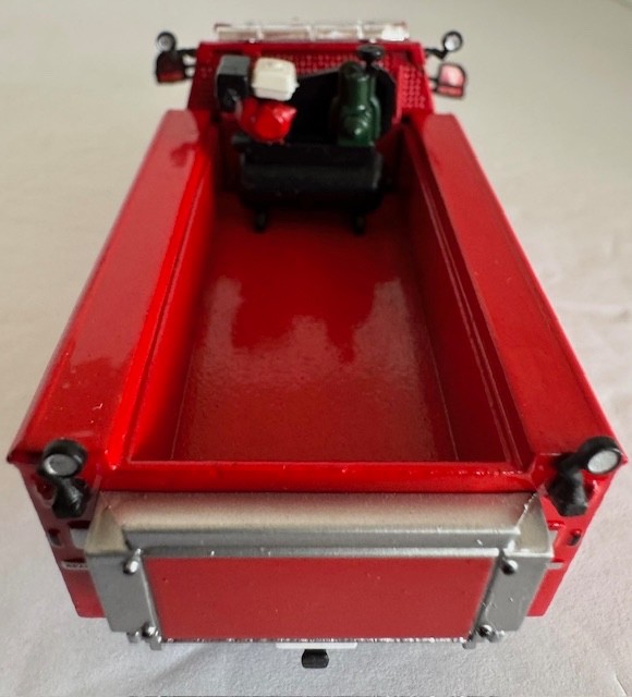 1:50 Ford F350 Road Service Truck Red Work Bed Custom Maxim Crane Decals