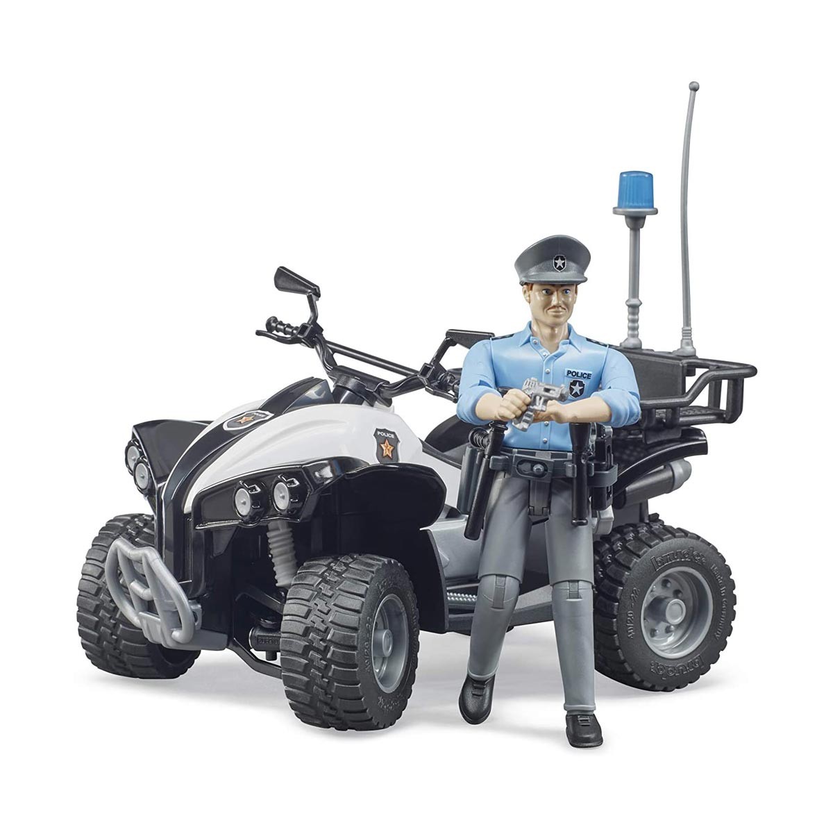 1/16 Police Four Wheeler with Policeman and Accessories