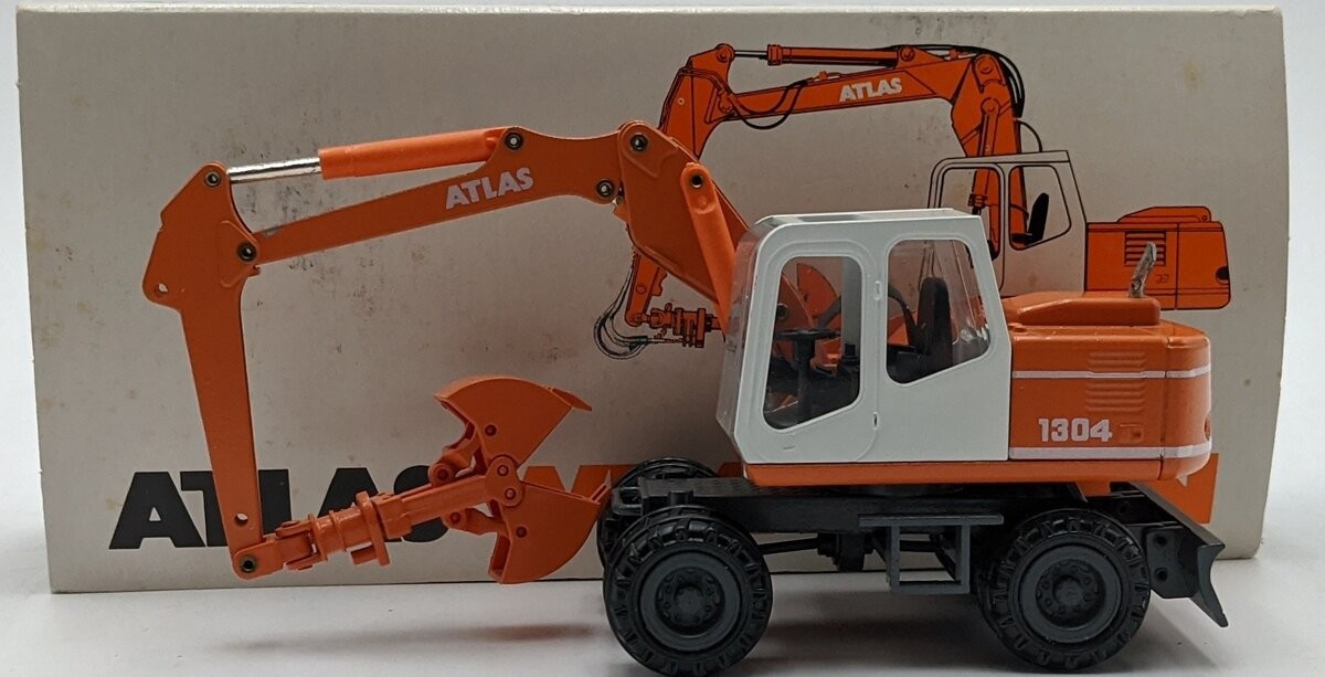 Conrad 2904 1:50 Atlas Weyhausen 1304 Wheel Excavator w/Grapple NIB
