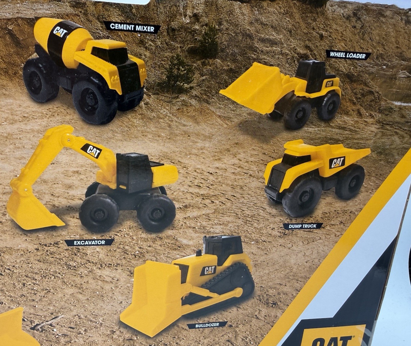CAT Little Machines 8-Pack Construction Vehicles Assorted CAT Machines New