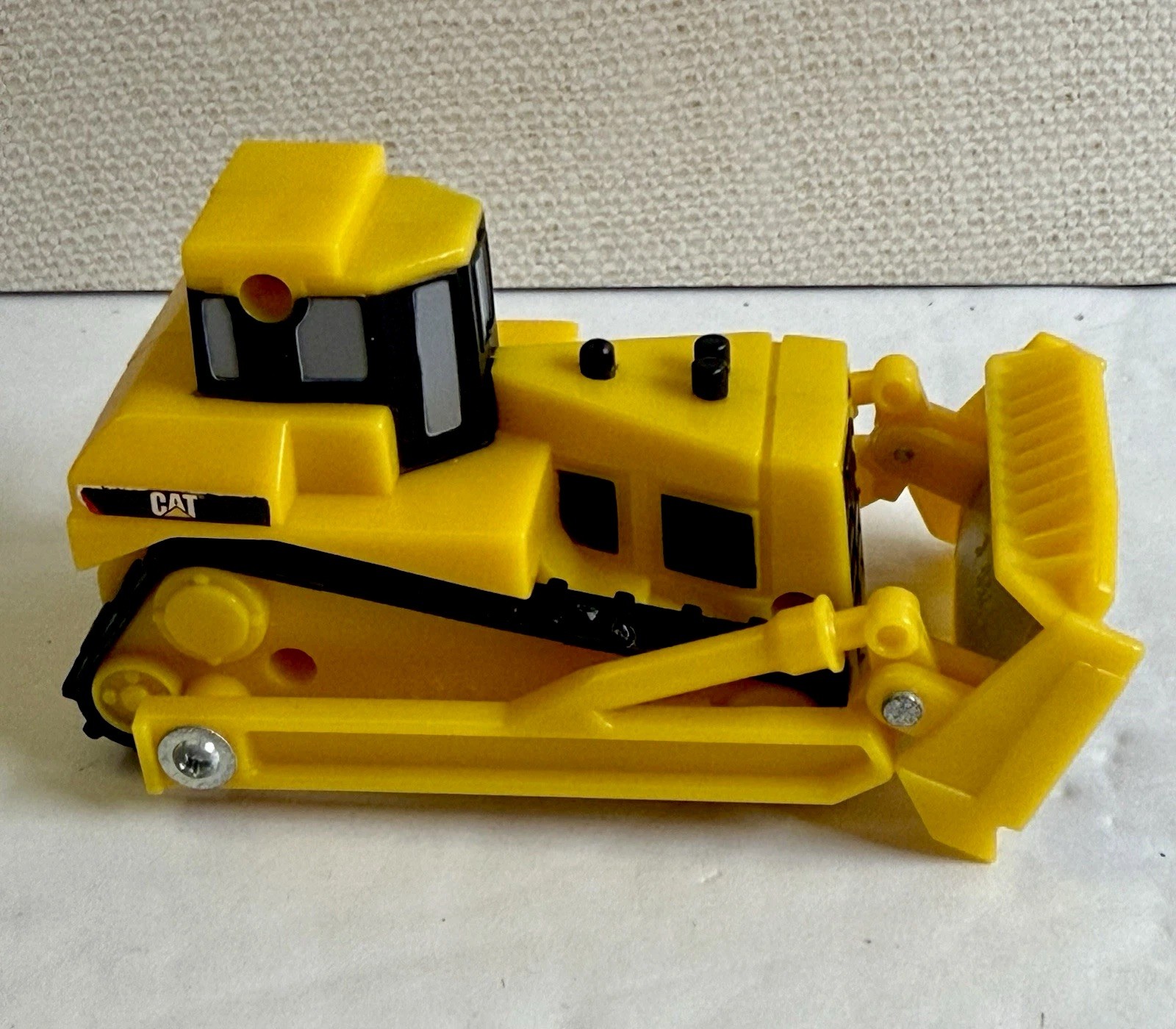 CAT Caterpillar Plastic Construction Vehicle Lot 4 Backhoe Loader Dozer Dump Toy