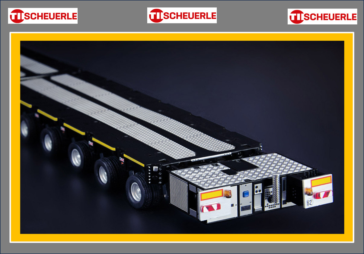 1 50 KAMAG K-25 2×6 axle + drawbar in Black – FREE SHIPPING !!!
