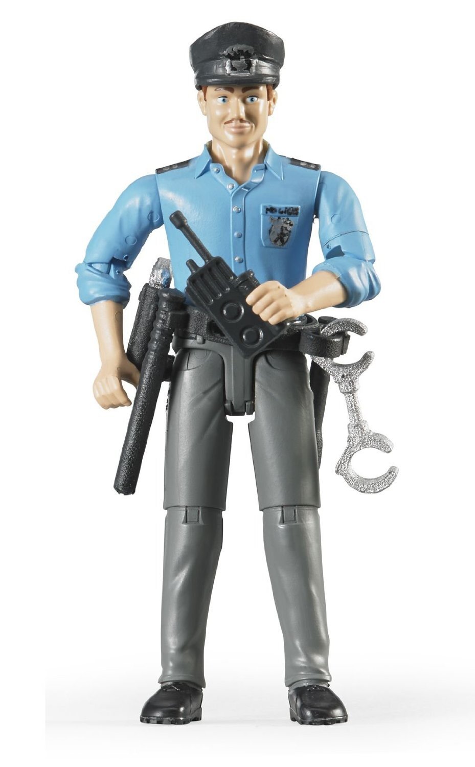 Bruder #60050 Policeman with Light Skin and Accessories – New Factory Sealed