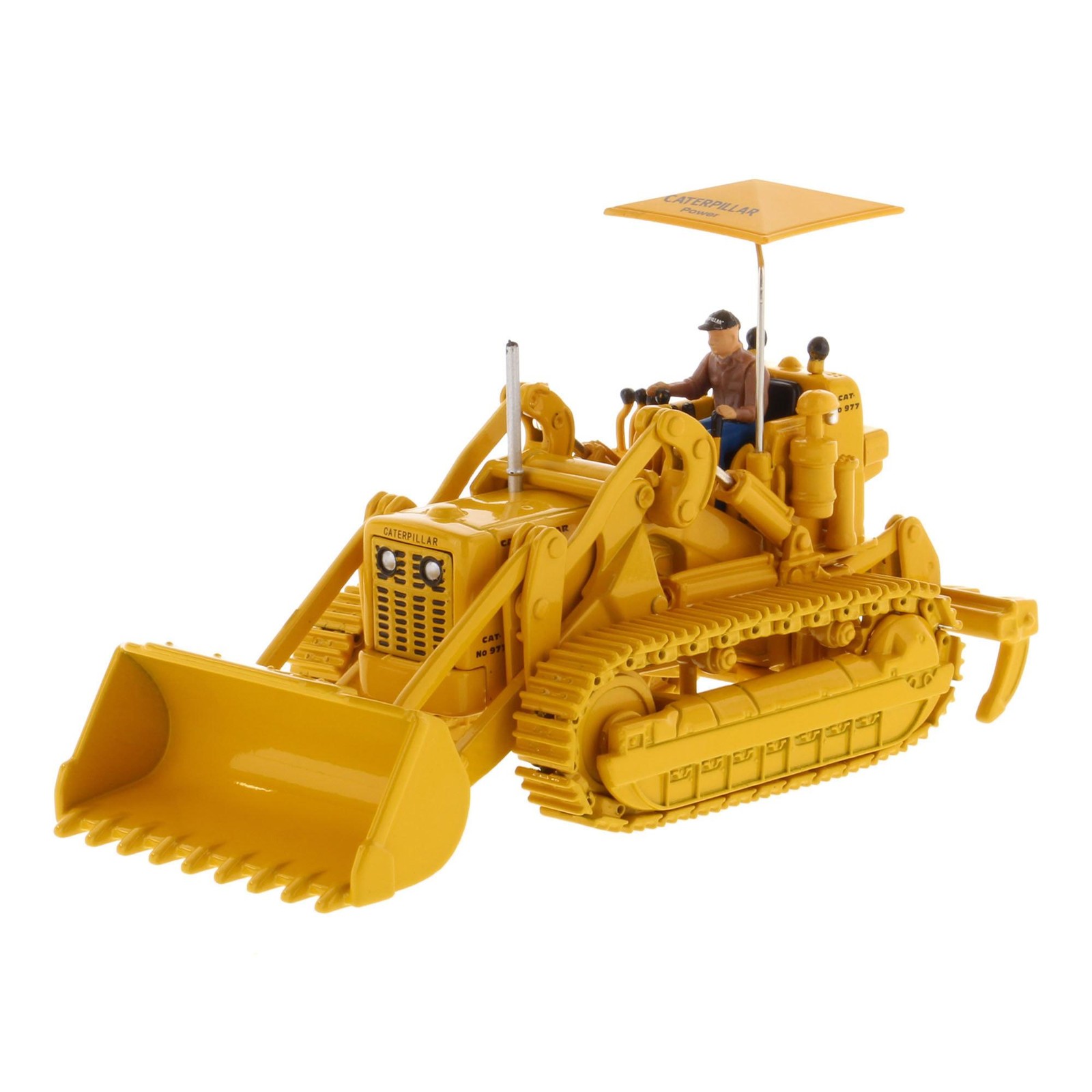 Diecast Masters 1/50 CAT 977D Traxcavator with Operator Construction Equipment 8