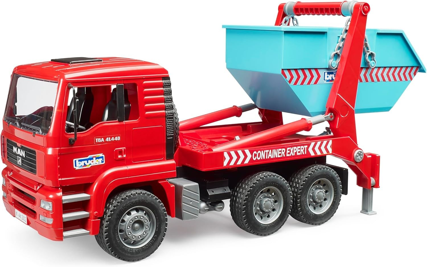 Bruder 02741 Man TGA Skip Container Truck