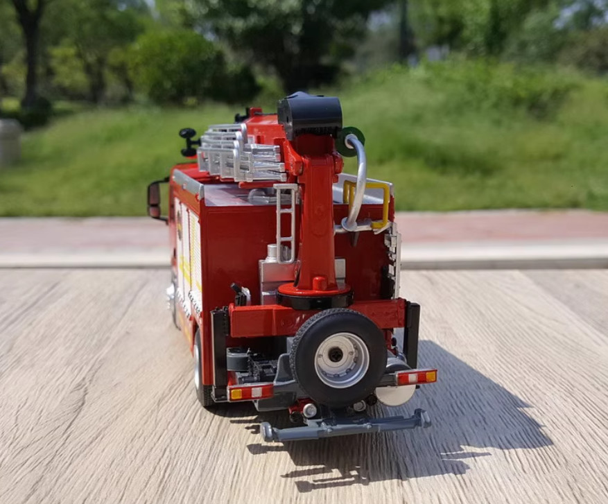 1:43 MAN JIEDA Fire Emergency Fire Rescue Major Fire Truck Engine Diecast Model