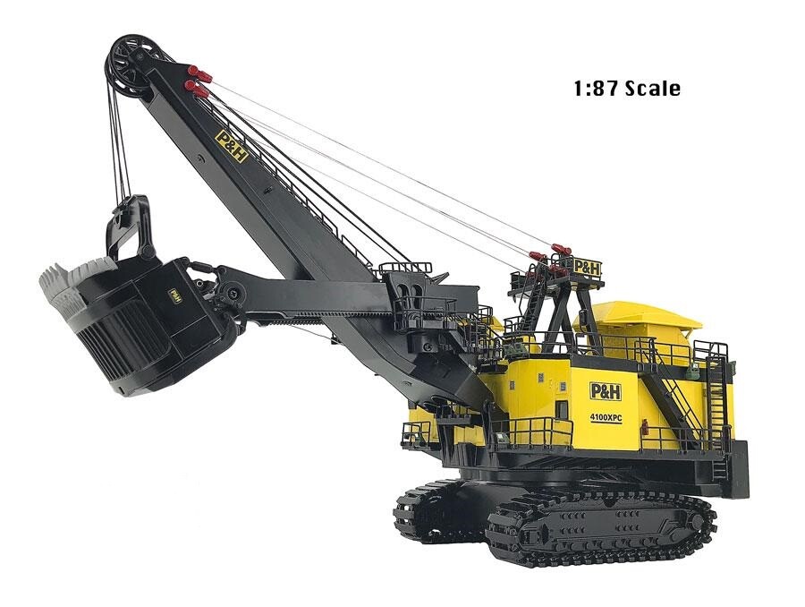 P&H 4100XPC Mining Shovel – 1/87 – Weiss – New 2019 – Diecast