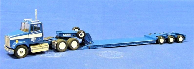 Conrad 3812K Freightliner Conv/Talbert Lowboy – KEEN 1/50 Diecast MIB