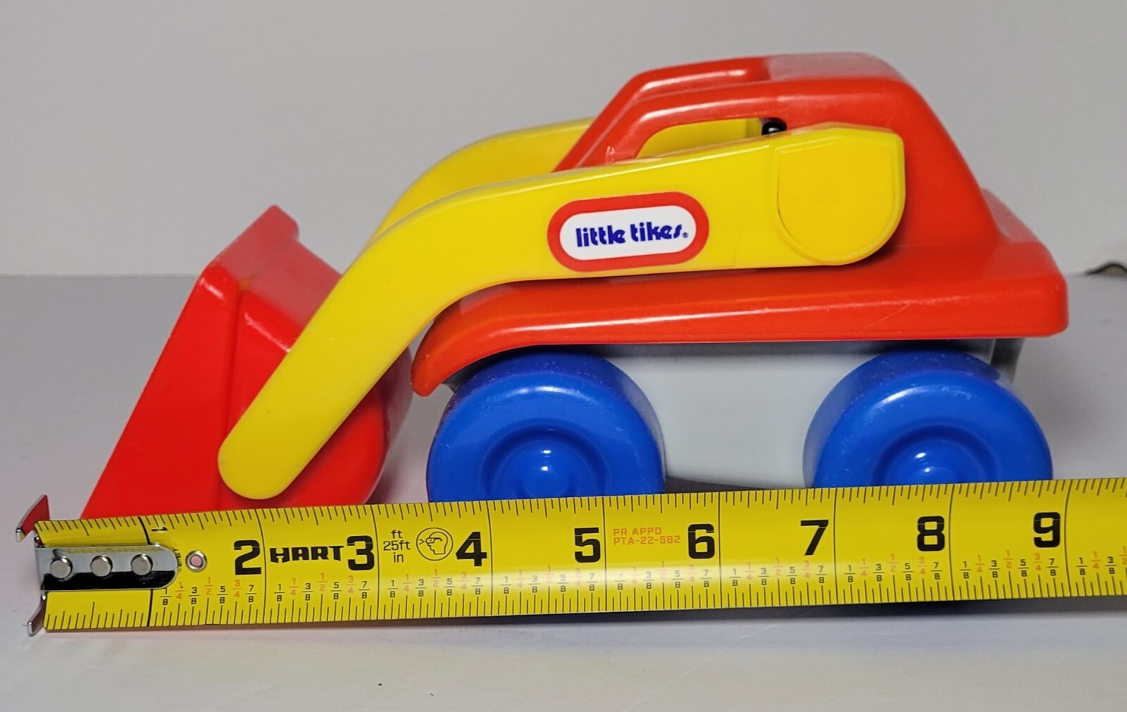 Vintage Little Tikes Toddle Tots Red and Yellow Front End Loader