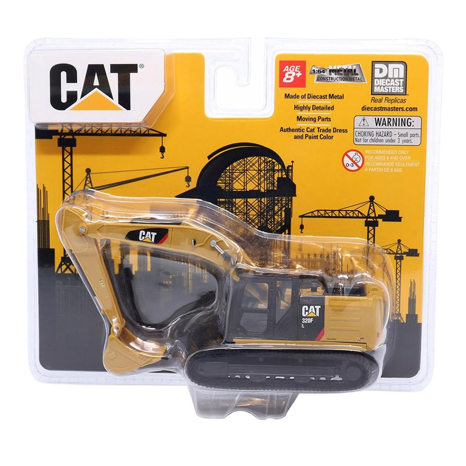 Diecast Masters | 1:64 Scale Cat 320F L Hydraulic Excavator | Model 84644CS