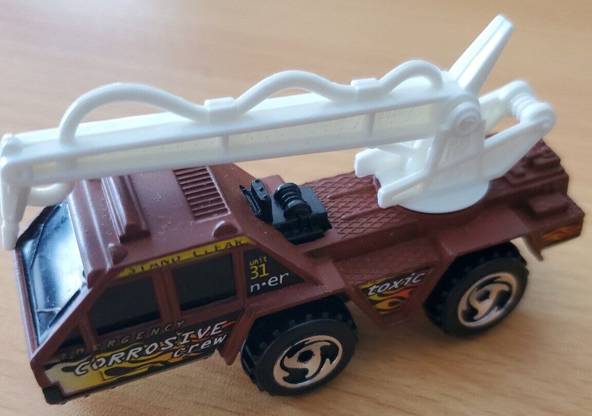 HOT WHEELS FLAME STOPPER Malaysia 82mm – 1988 concept fire vehicle COLLECTIBLE
