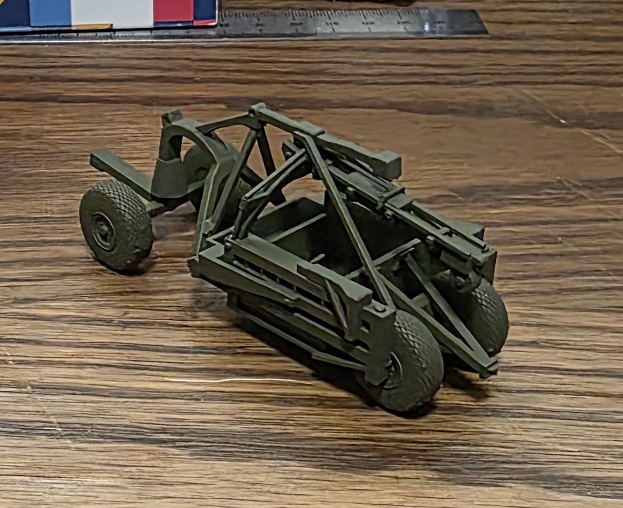 One HO 1/87 scale LeTourneau towed scraper! A Nelson Modelworks exclusive!!!