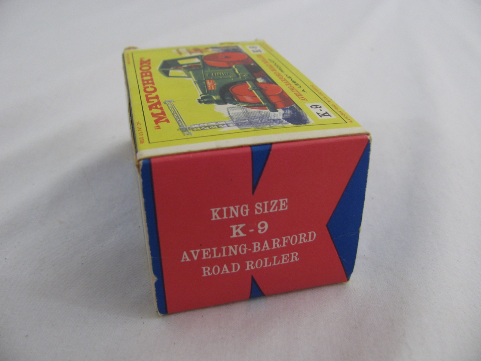 Lesney Matchbox King Size K-9 Aveling-Barford Road Roller w/ Box New Read!
