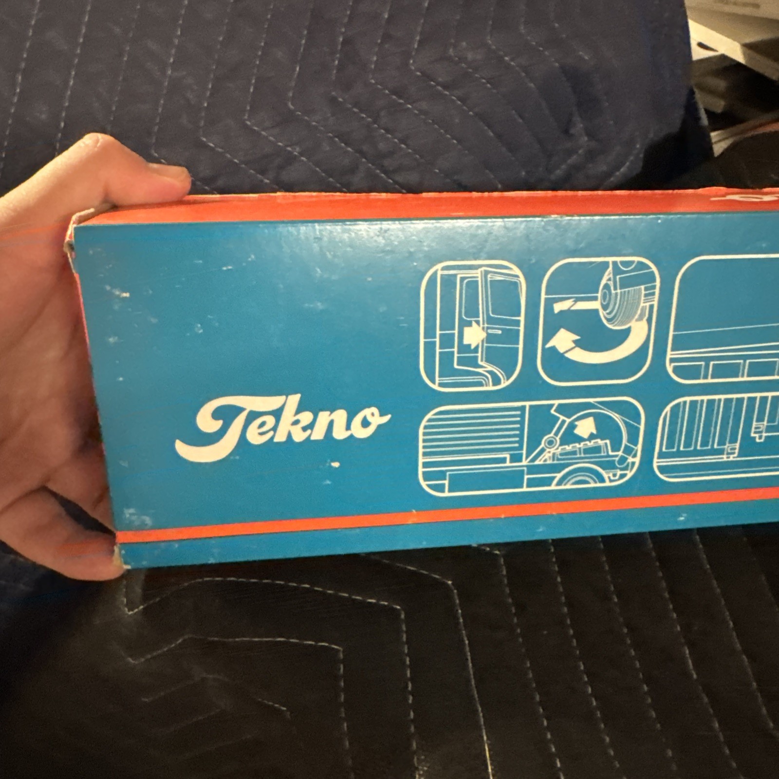 TEKNO 1/50 427 VOLVO F89 F 89 TRUCK WITH TRAILER ASG TRANSPORT