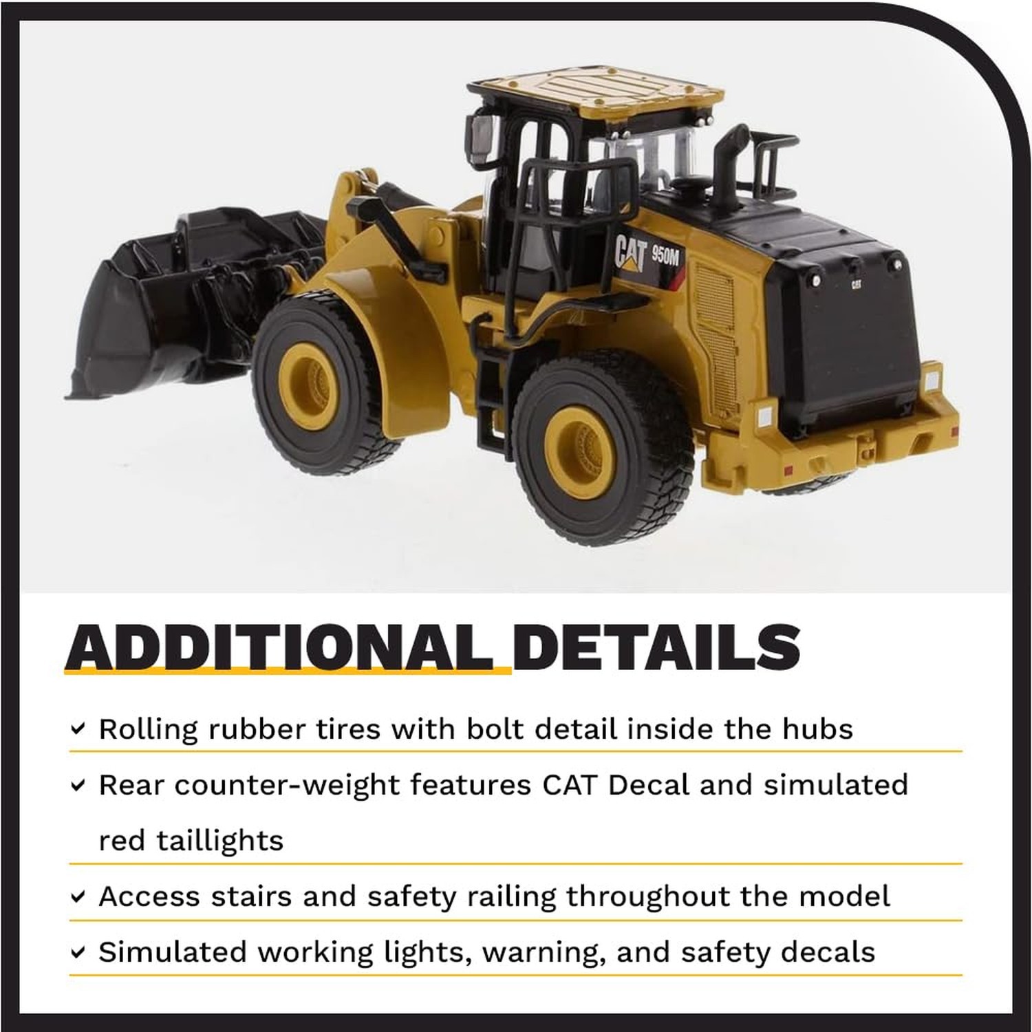 1:64 Cat 950M Wheel Loader – 85692 – Diecast Masters