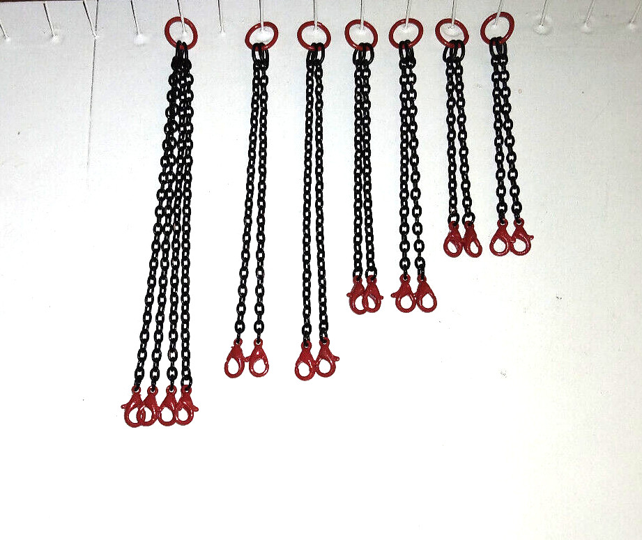 Crane Lifting Sling Set. In Authentic Manitowoc Red. 1/50th, 1/48th