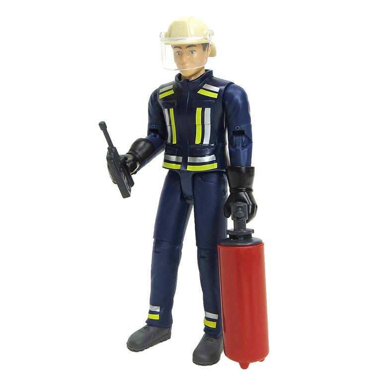 1/16th Fireman with Accesories by Bruder 60100