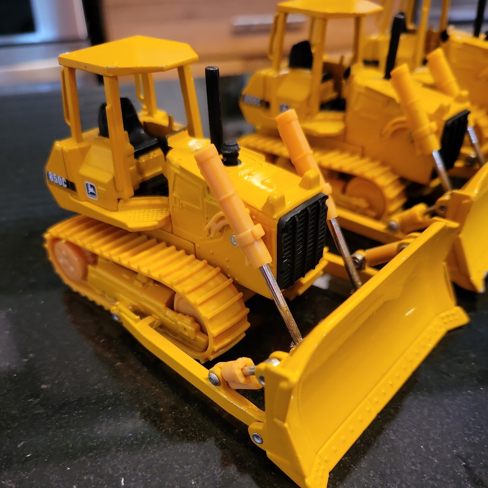 lot 3 Ertl John Deere 850C Crawler Dozer 1/50 Scale Vintage Construction Vehicle