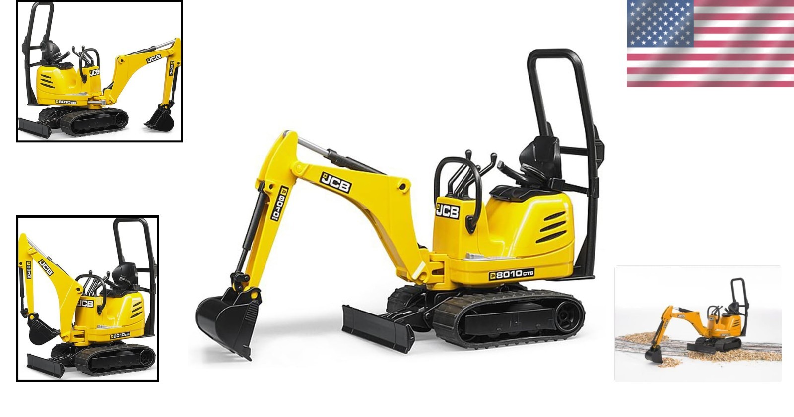 Miniature JCB Construction Vehicle